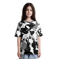 Zec uzorak Boys 'Kawaii 3D tiskana majica kratki rukavi dječji rođendanski poklon dječje odjeće, A-70