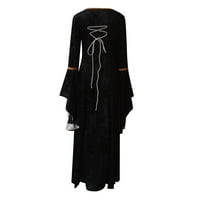 Baocc haljine za žene pod Vintage dužina ženska Gotička haljina Ženska haljina ženske casual haljine crna