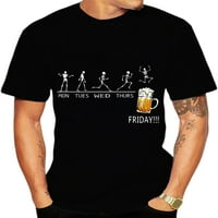 Glonme Men T-shirt Oktoberfest ljetni vrhovi kratki rukav majice Muška labava bluza Moda posada vrat Osnovni