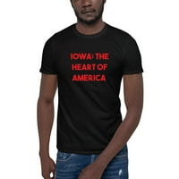 Crvena Iowa: Pamučna Majica Kratkih Rukava Srca Amerike Undefined Gifts
