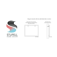 Stupell Industries Happy Easster Round Cvjetni pogranični pastel Pink Design Grafička umjetnost Crna Umjetnost