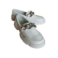 Dame udobnosti Chunky Loafers Uniforme Lagane platforme Sandale Radne nepusnicu za obuću