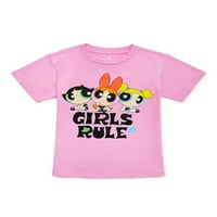 PowerPuff Girls Girls Girls Grafička majica sa kratkim rukavima, veličine 4-16