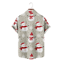 Božićna ljetna božićna havajska majica 3D uzorak Najbolje muške havajske bluze za putovanja i izlaske