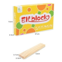 Drveni građevinski blokovi za djecu-Set dasaka za izgradnju, igračka za dječake i djevojčice