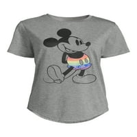 Disney Mickey Mouse majica dugine kratkih rukava