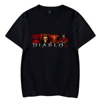 Diablo IV Merch GamePlay XBO majica Slam kratki rukav Tee Ležerne prilike za majice Jedinstveni vrh