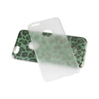 IPhone plus 6s plus sjaj sjajnog svjetlucavog hibridnog kućišta u leopard zelenom