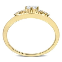 Carat T. W. Diamond 10kt zaručnički prsten od žutog zlata