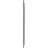 Ekena Millwork 3 4 W 65 H True Fit PVC ploča spojena ploča-N-letve roletne w Z-Bar, mirno plava