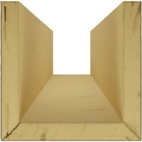Ekena Millwork 12W 10 H 12'L 3-Sided Sandblasted Endurathane Fau drvena stropna greda, Premium stara